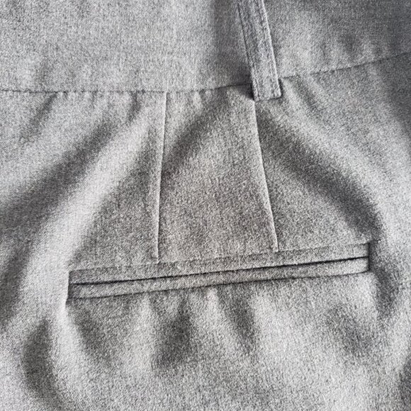 Tahari ASL gray trousers dress pants - Picture 5 of 11